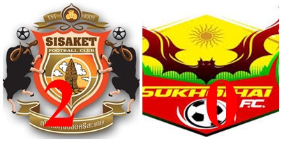 ศรีสะเกษ เอฟซี 2-0 สุโขทัย เอฟซี