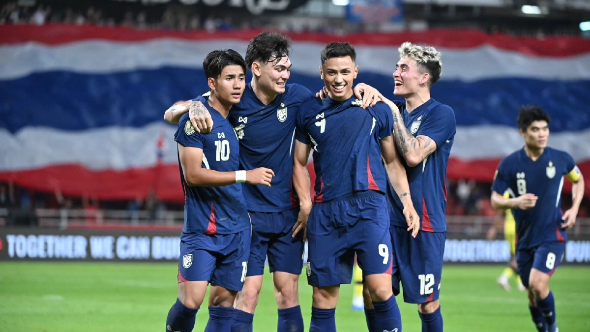 ทีมชาติไทย  ขึ้นรั้งอันดับ 101 โลก อันดับ 16 เอเชีย ฟีฟ่า แรงกิ้ง กันยายน 2568