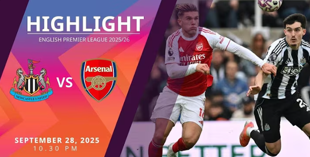 ไฮไลท์ฟุตบอล นิวคาสเซิล 1-2  อาร์เซน่อล